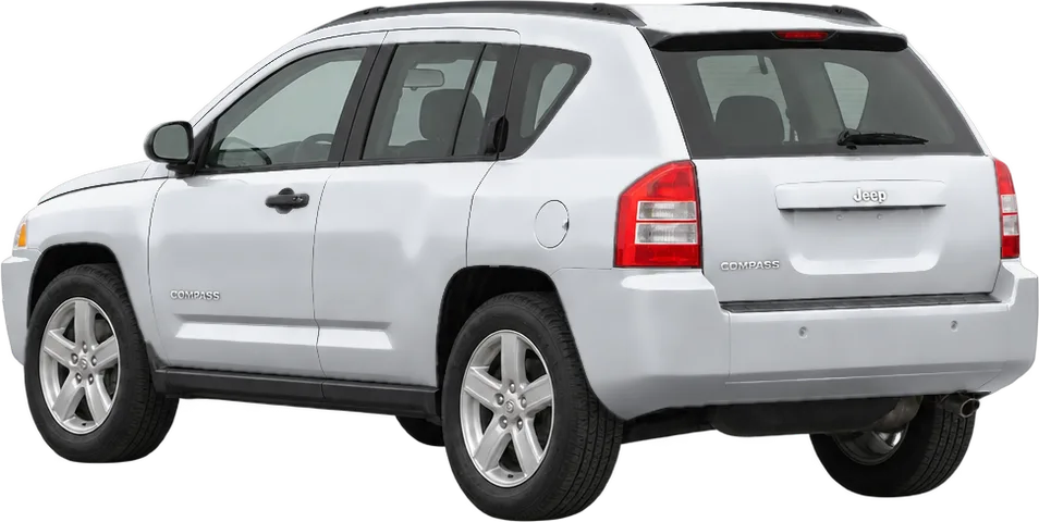 Jeep Compass 2016 rear three-quarter view