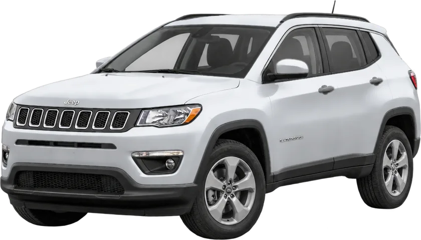 Jeep Compass 2026 front three-quarter view