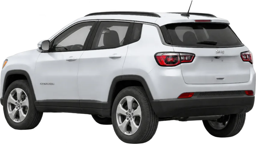 Jeep Compass 2026 rear three-quarter view