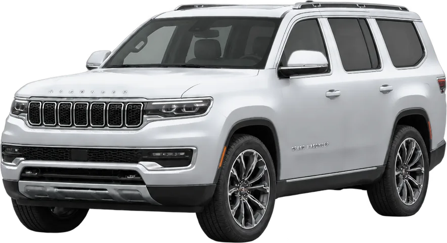 Jeep Grand Wagoneer 2026 front three-quarter view