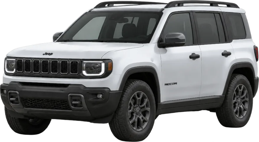 Jeep Recon 2026 front three-quarter view
