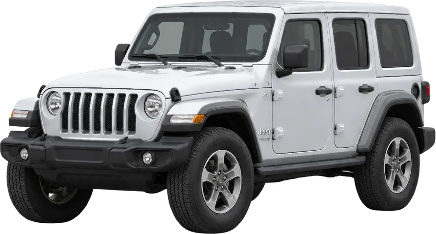 Jeep Wrangler 2026 front three-quarter view
