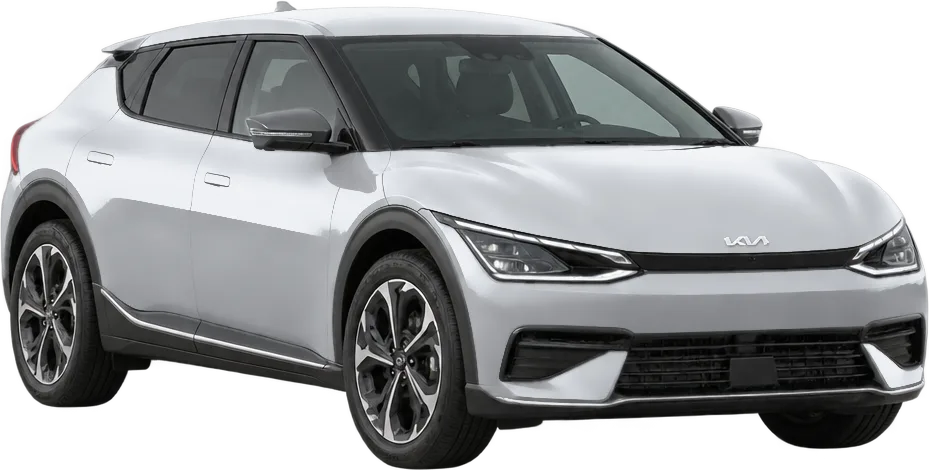Kia EV6 2026 front three-quarter view