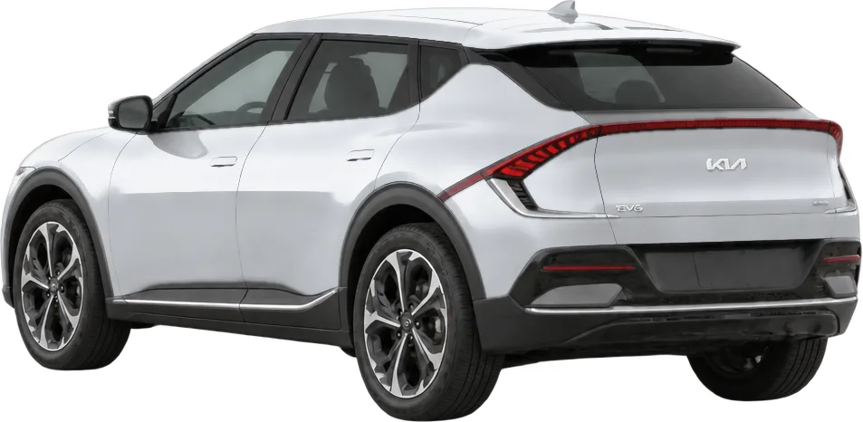 Kia EV6 2026 rear three-quarter view