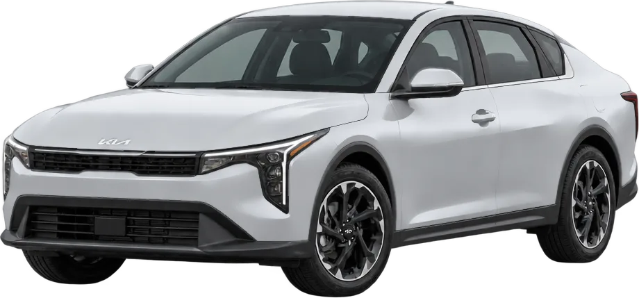 Kia K4 2026 front three-quarter view
