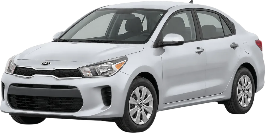 Kia Rio 2023 front three-quarter view