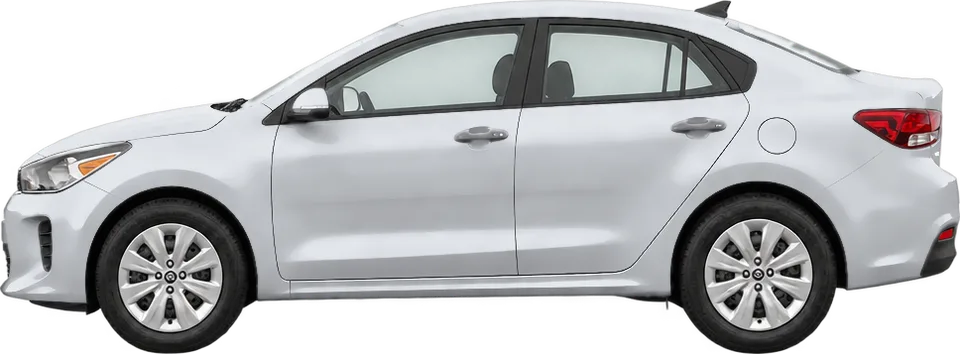 Kia Rio 2023 side view