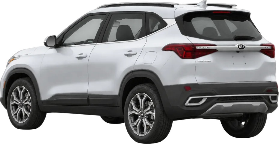Kia Seltos 2026 rear three-quarter view