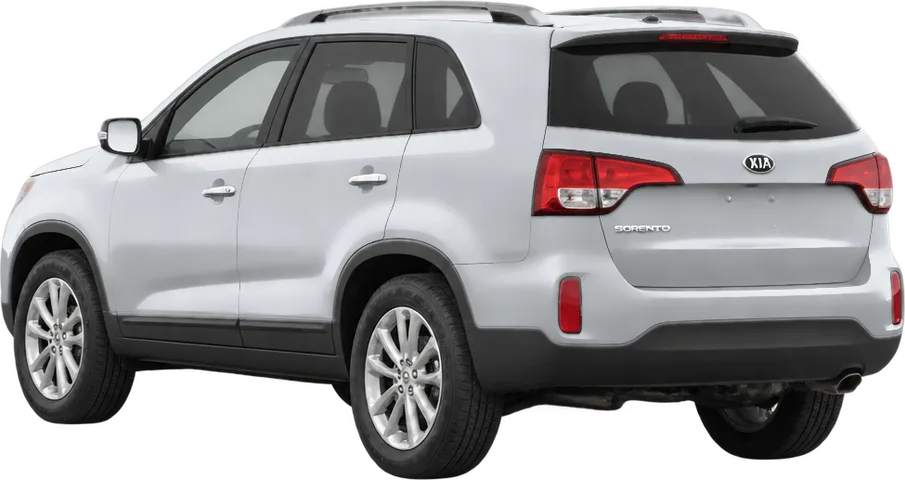 Kia Sorento 2026 rear three-quarter view