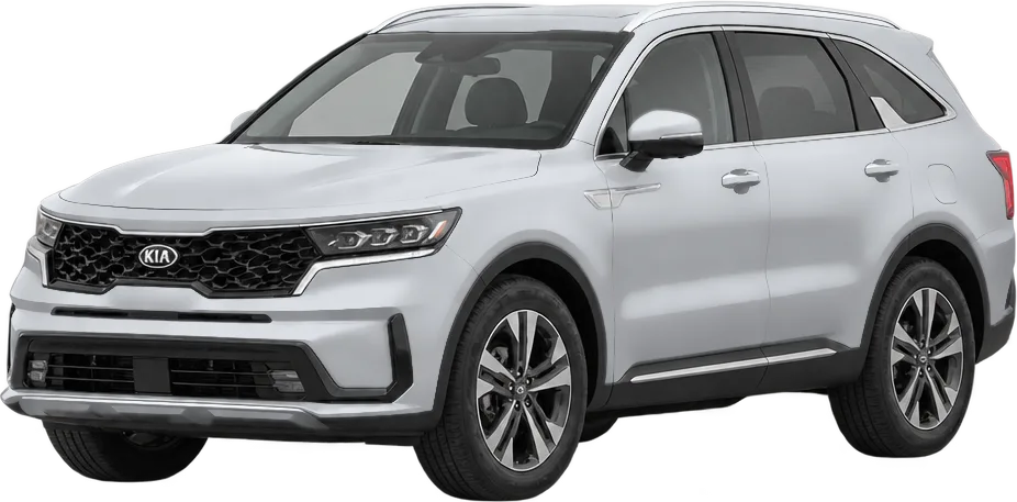 Kia Sorento 2026 front three-quarter view