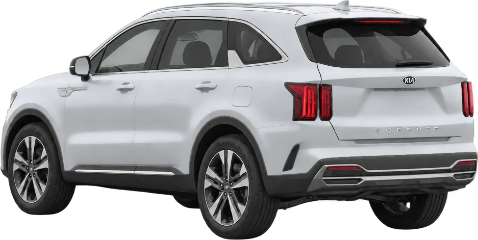 Kia Sorento 2026 rear three-quarter view