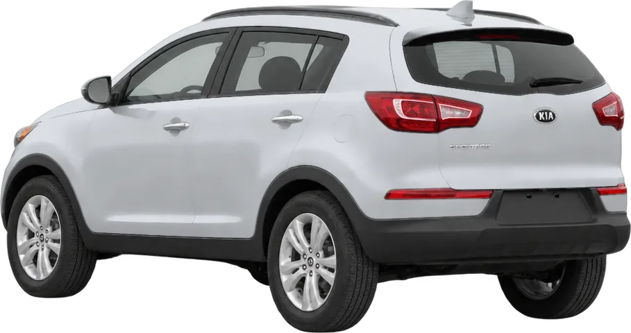 Kia Sportage 2016 rear three-quarter view