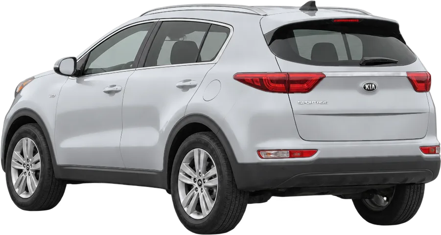 Kia Sportage 2022 rear three-quarter view