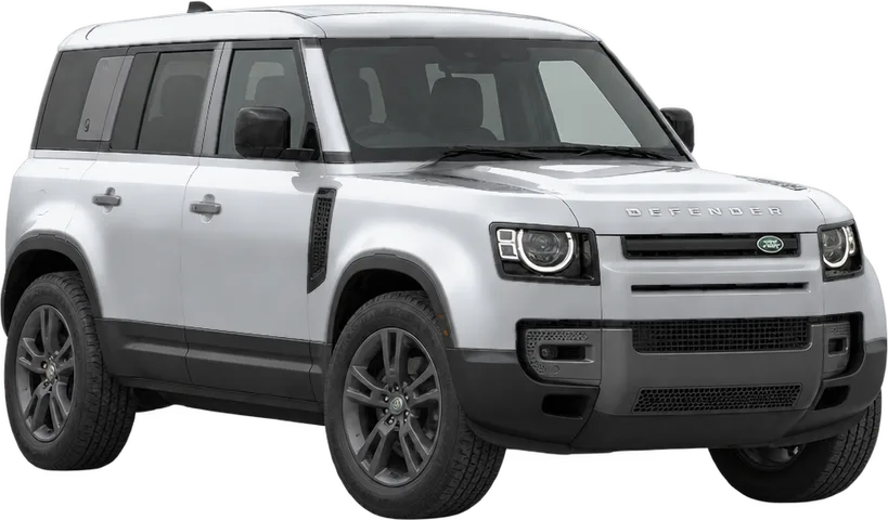 Land Rover Defender 2026 front three-quarter view