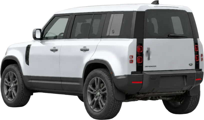 Land Rover Defender 2026 rear three-quarter view