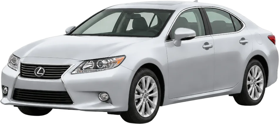 Lexus ES 2018 front three-quarter view