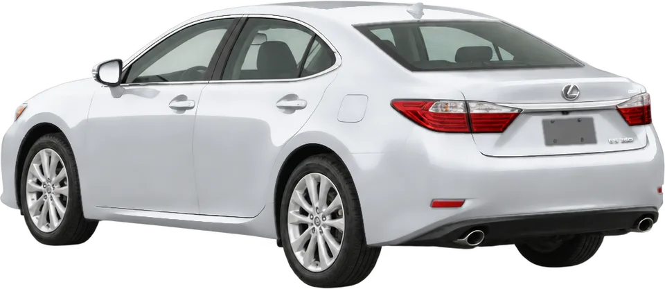 Lexus ES 2018 rear three-quarter view