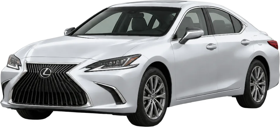 Lexus ES 2025 front three-quarter view