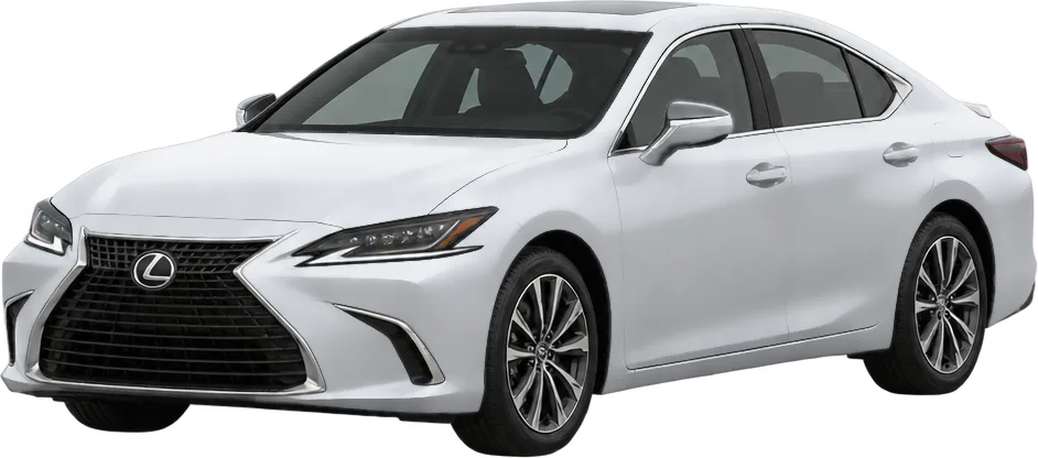 Lexus ES 2026 front three-quarter view