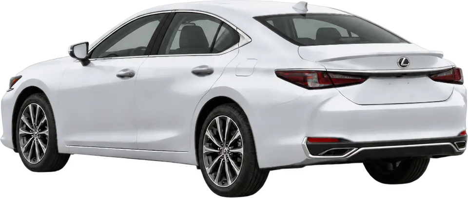 Lexus ES 2026 rear three-quarter view