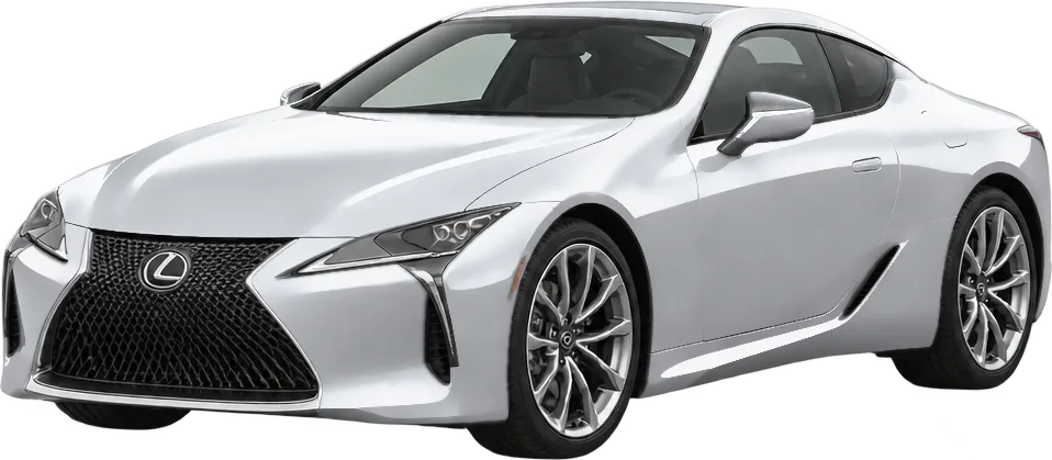 Lexus LC 2026 front three-quarter view