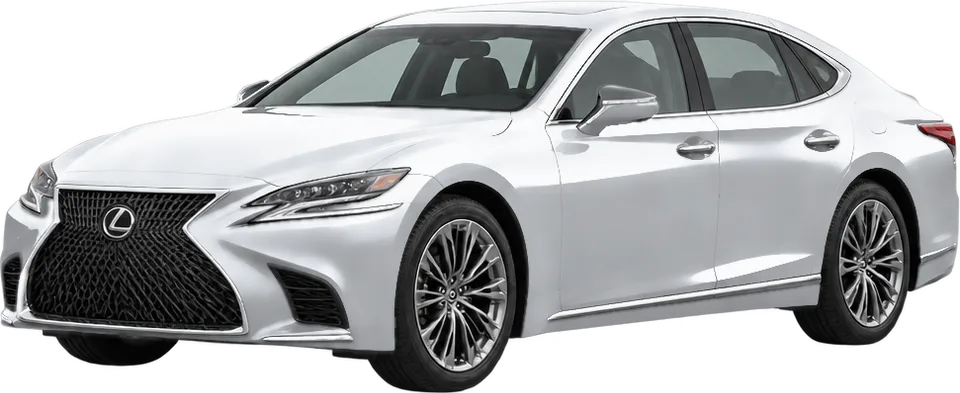 Lexus LS 2026 front three-quarter view