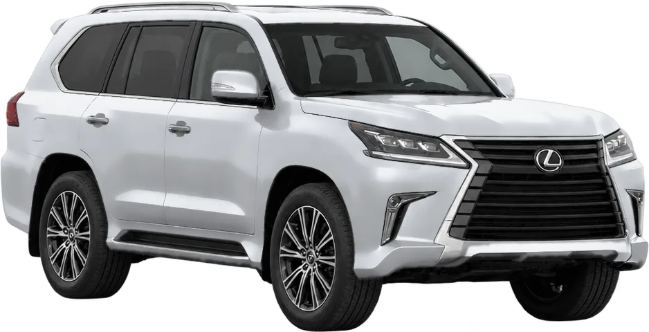 Lexus LX 2026 front three-quarter view