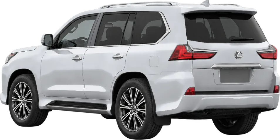 Lexus LX 2026 rear three-quarter view
