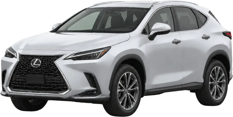 Lexus NX 2026 front three-quarter view