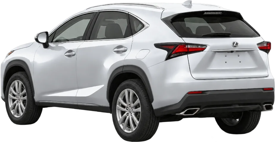 Lexus NX 2026 rear three-quarter view