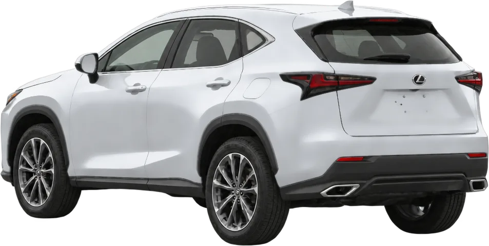 Lexus NX 2026 rear three-quarter view