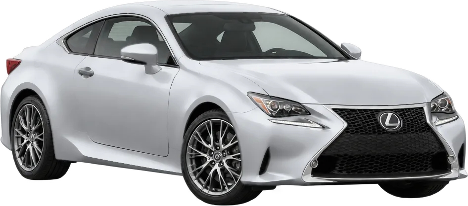 Lexus RC 2025 front three-quarter view