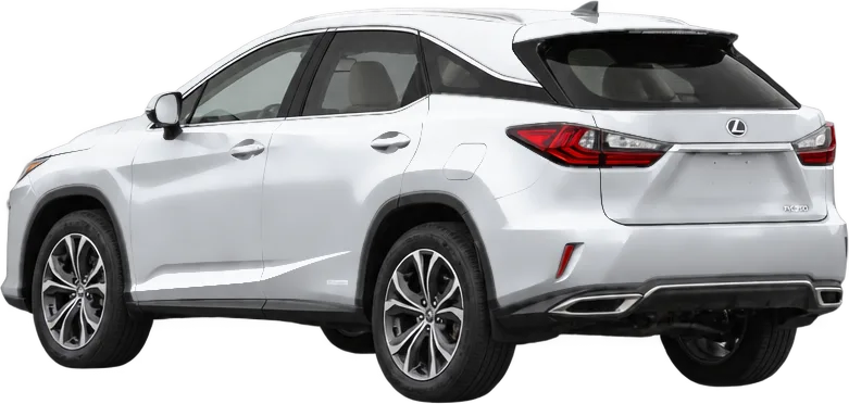 Lexus RX 2022 rear three-quarter view