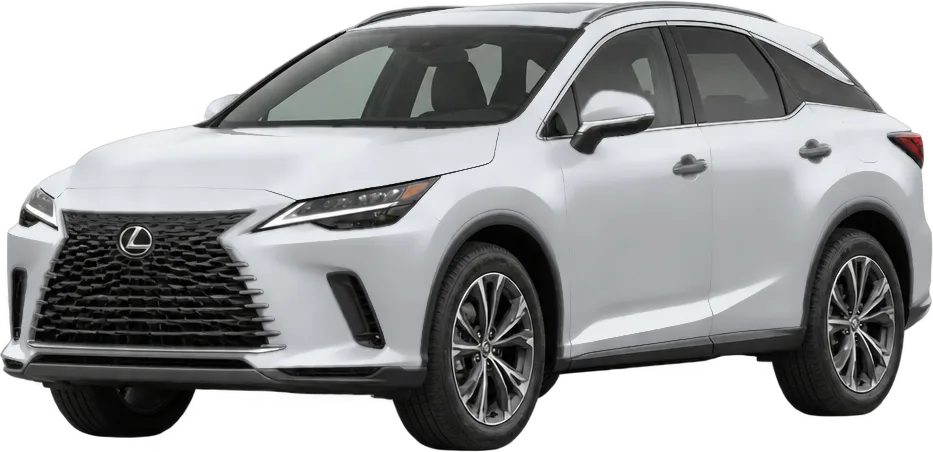 Lexus RX 2026 front three-quarter view