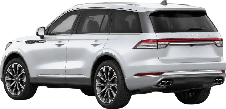 Lincoln Aviator 2026 rear three-quarter view