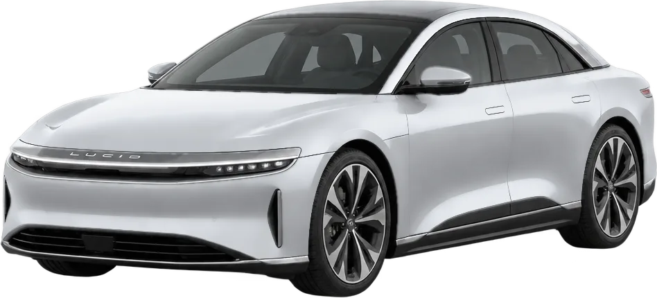 Lucid Air 2026 front three-quarter view