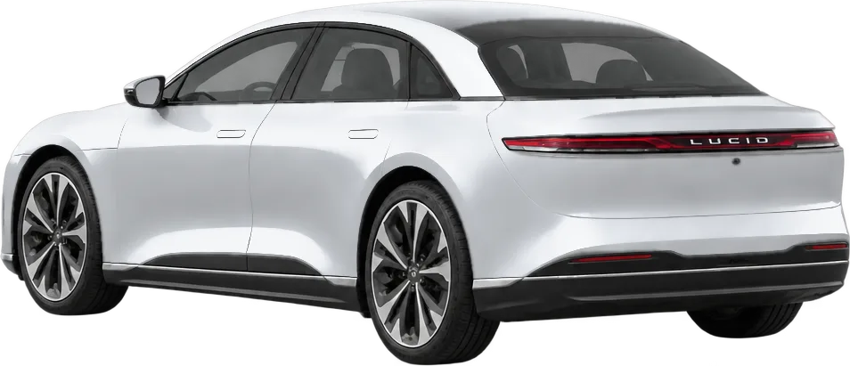 Lucid Air 2026 rear three-quarter view