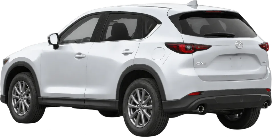 Mazda CX-5 2025 rear three-quarter view