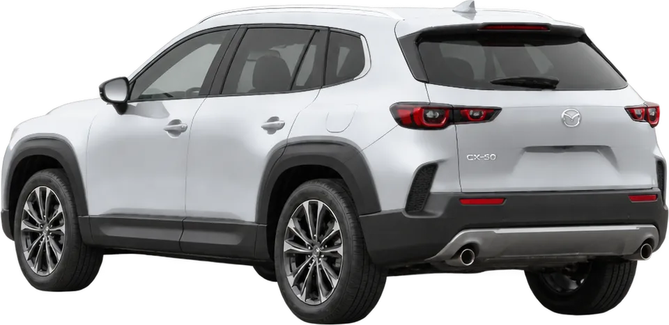 Mazda CX-50 2026 rear three-quarter view