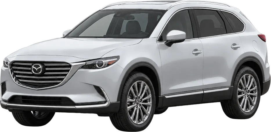 Mazda CX-9 2023 front three-quarter view