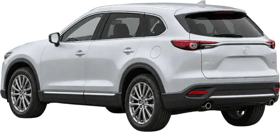 Mazda CX-9 2023 rear three-quarter view
