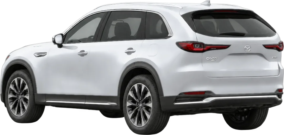 Mazda CX-90 2026 rear three-quarter view