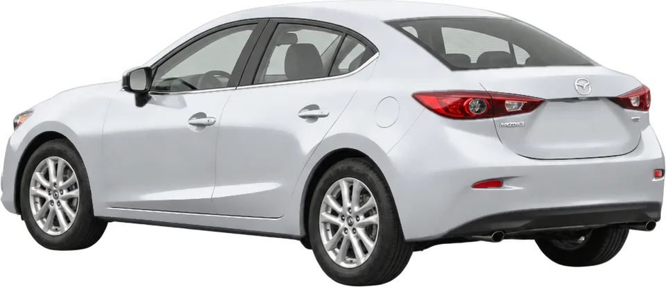 Mazda Mazda3 2018 rear three-quarter view