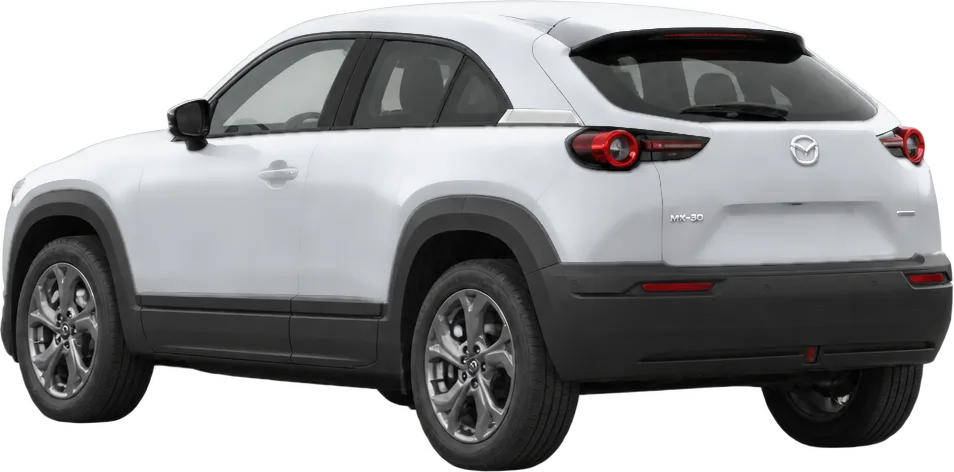 Mazda MX-30 2023 rear three-quarter view