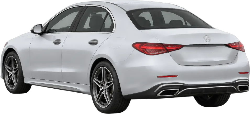 Mercedes-Benz C-Class 2026 rear three-quarter view