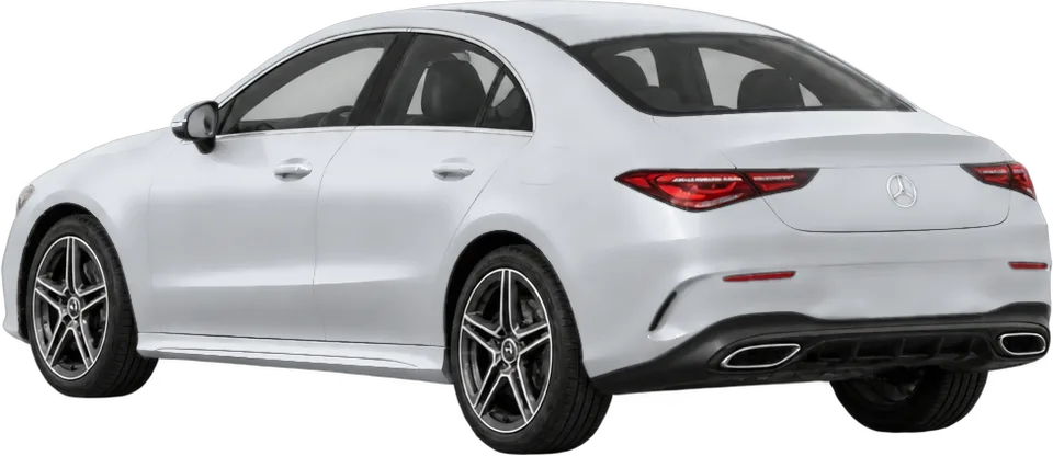 Mercedes-Benz CLA-Class 2026 rear three-quarter view