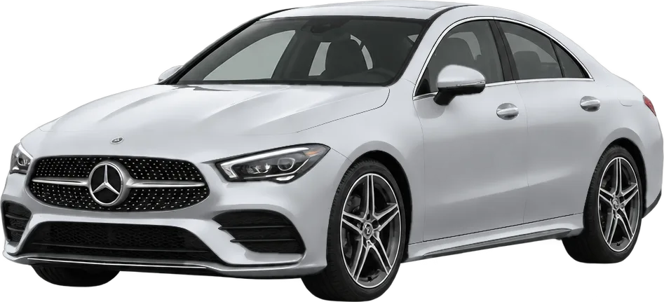 Mercedes-Benz CLA-Class 2027 front three-quarter view