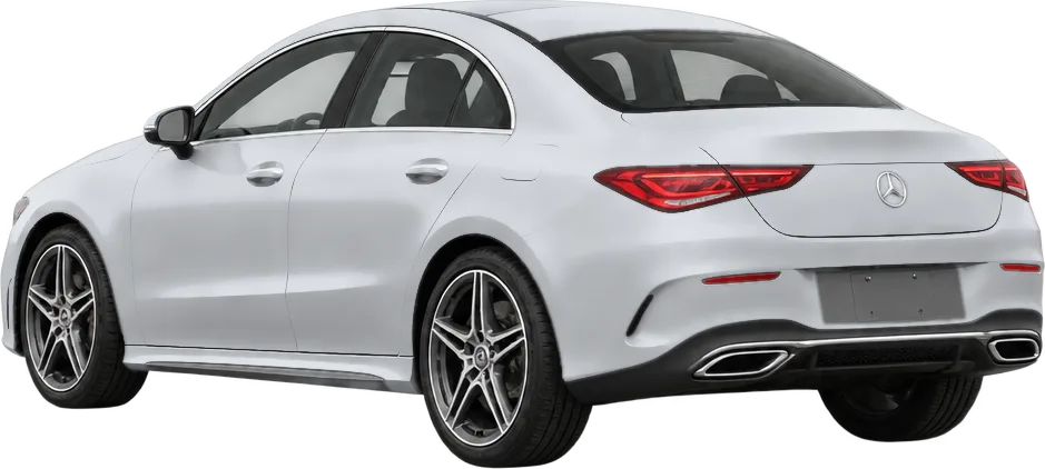 Mercedes-Benz CLA-Class 2027 rear three-quarter view