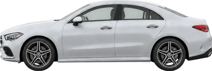 Mercedes-Benz CLA-Class 2027 side view