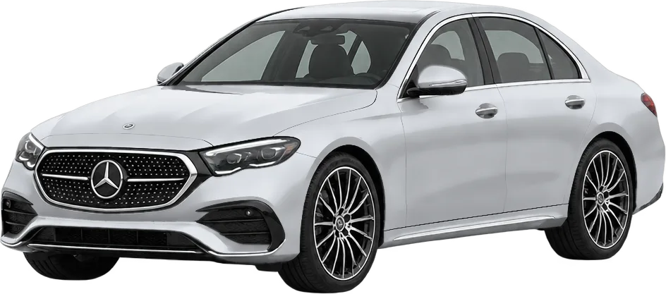 Mercedes-Benz E-Class 2026 front three-quarter view